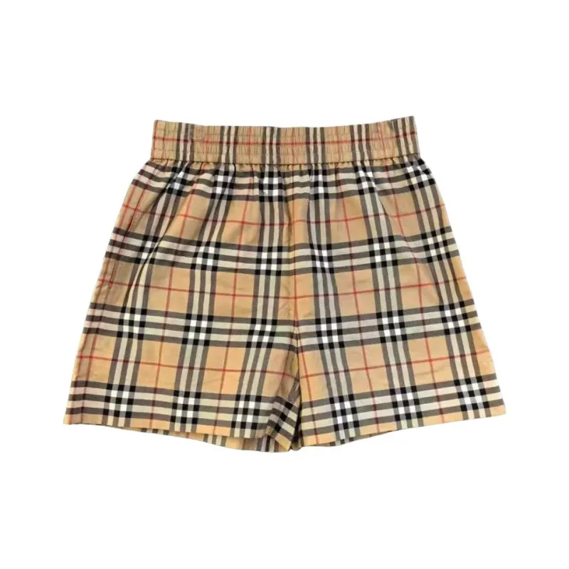Burberry Casual Shorts Women's Khaki-0