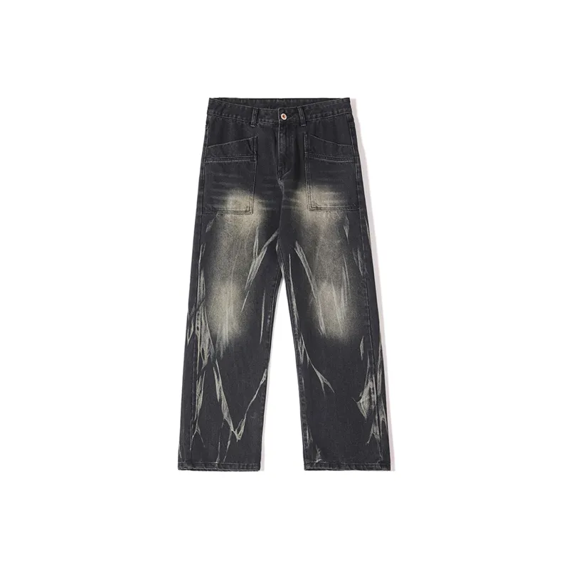 Jeep Jeans Unisex Black Gray Color-0