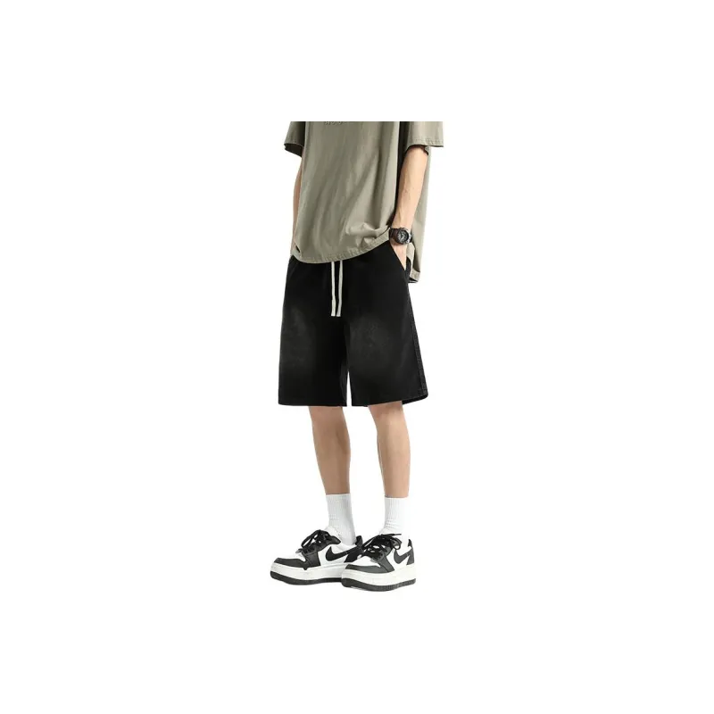 BENGEN Denim Shorts Unisex-4