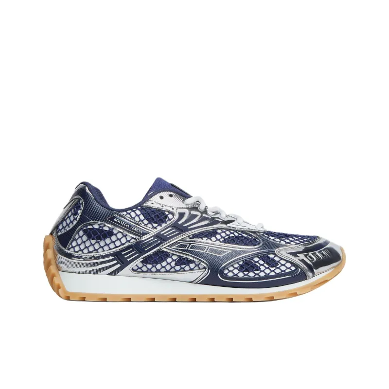 Bottega Veneta Orbit Low Top Casual Shoes Men's Dark Blue-1