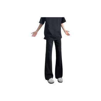 TINA GIA Casual Pants Unisex Black