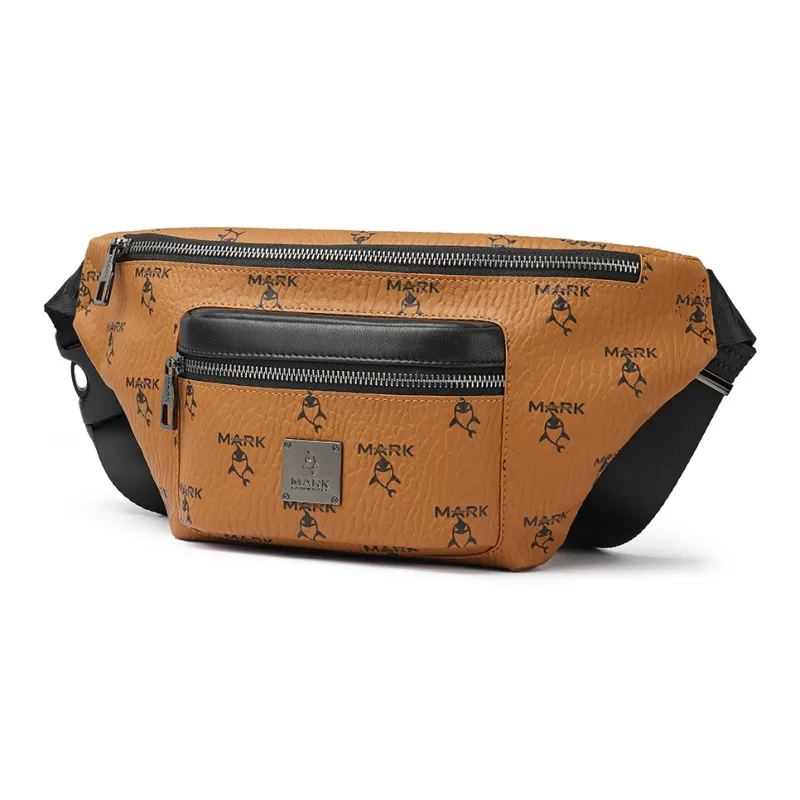 FAIRWHALE PVC Sling Bag Regular Unisex Brown-1