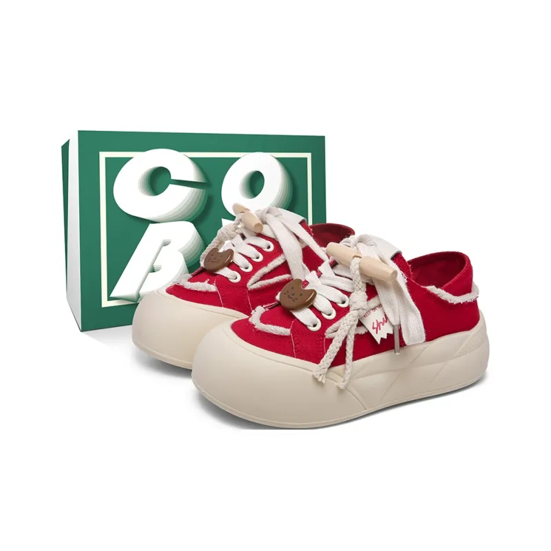 Cob Wear resistant And Lightweight Low Top Skateboard Shoes Women's-8