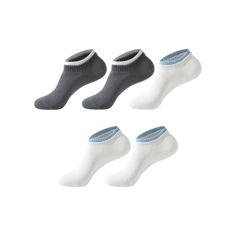PLANDOO Ankle Socks Men's 5 Pack-40