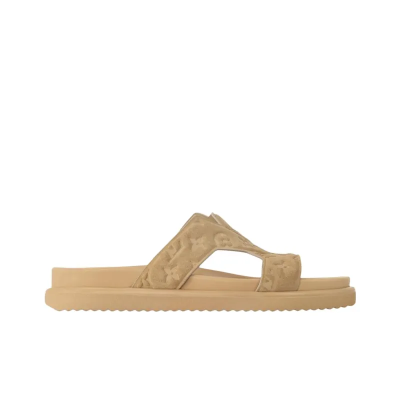 LOUIS VUITTON Oasis Slide Slippers Men's Beige-1