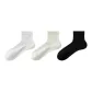 [3 Pack/10A Antibacterial Cooling Mulberry Silk]White+Milk White+Black
