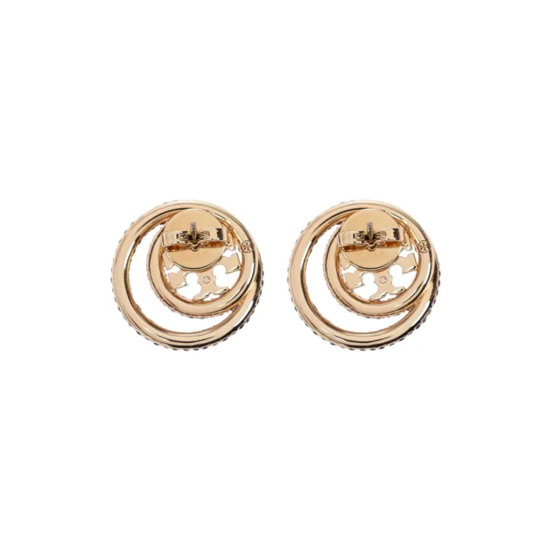 TORY BURCH Logo plaque Earrings-1