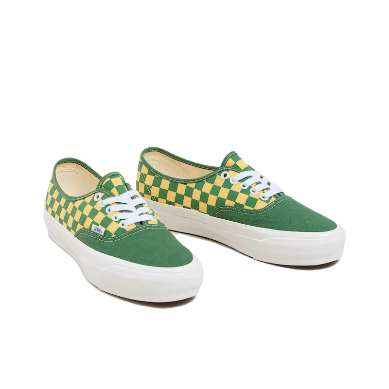 Vans Authentic 44 Lx 'Checkerboard Fairway Green Yellow'-2
