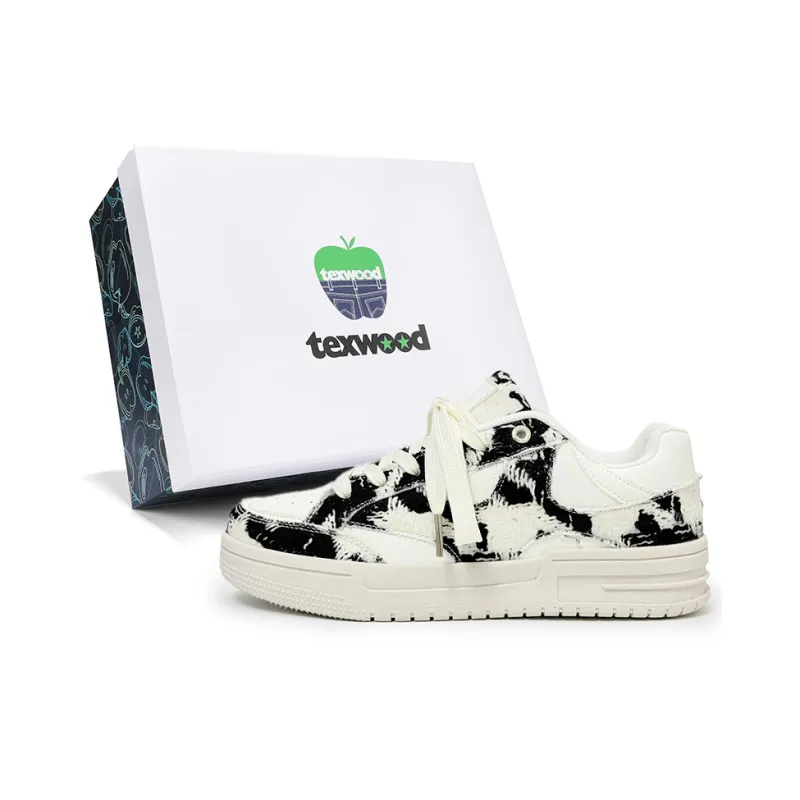 TEXWOOD Slip Resistant Balance Low Top Skateboard Shoes Unisex-0