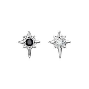 WINGSTOP Zircon Stud Earrings Unisex