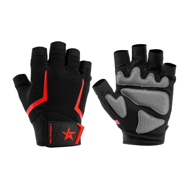 LARA STAR Fitness Gloves Protective Abrasion Resistant Palm Guard Slip Resistant Breathable Compression-11