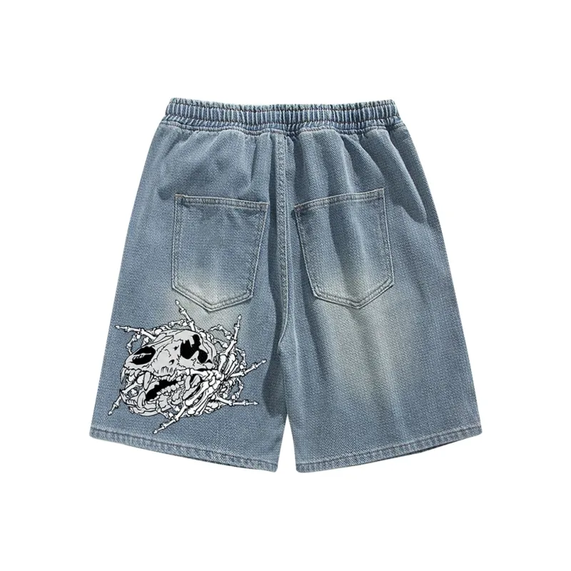 POLAR BEAR Denim Shorts Unisex-1