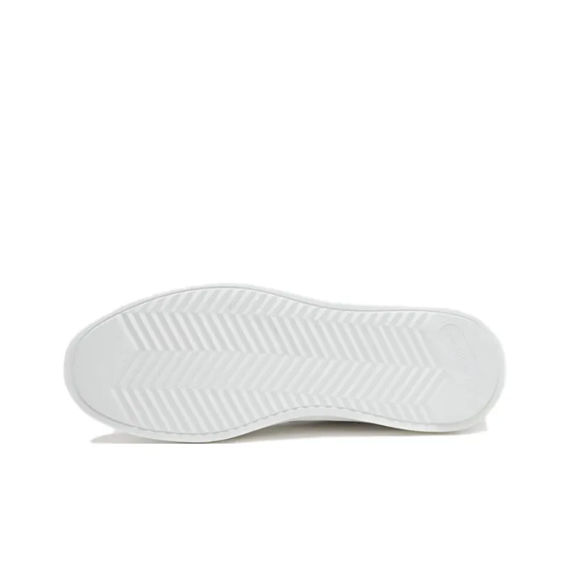 ELLE HOMME Low Top Skateboard Shoes Men's White-3