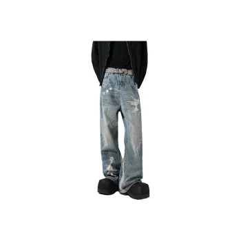 VIPGOOSE Jeans Unisex Blue