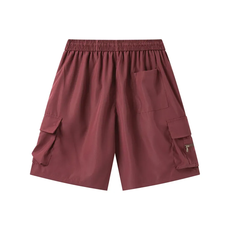 Qnxeey Cargo Shorts Unisex-8