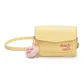 Yellow Printer Ribbons Heart Pendant