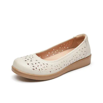 Cigna Casual Single Shoes Women's Ecru