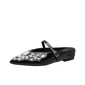 Than Than Me Rubber Sole Slip Resistant Closed Toe Slippers Women's