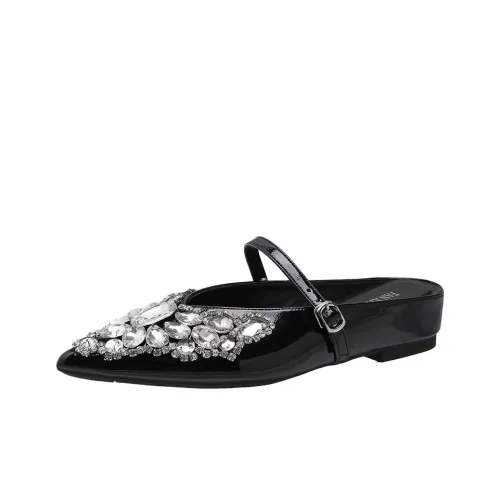 Than Than Me Rubber Sole Slip Resistant Closed Toe Slippers Women's