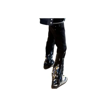 RASHOMONG Jeans Unisex Black