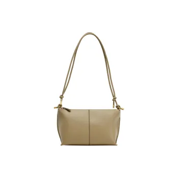 ZARA PU Shoulder Bag Medium Size Women's Green