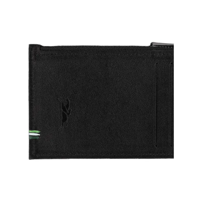 LONGCHAMP Cow Leather Coin Purse Unisex Black-3
