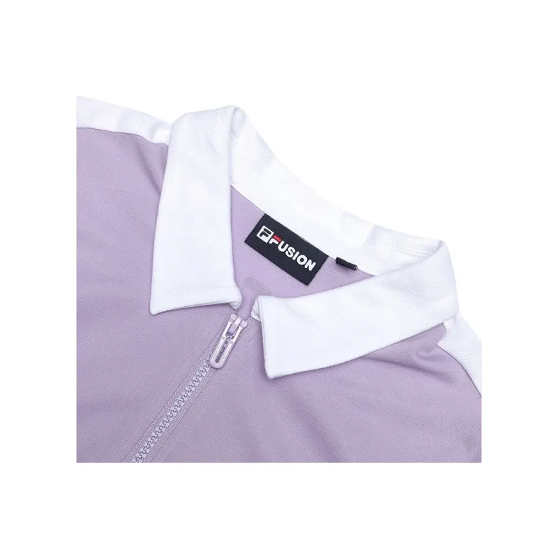 FILA FUSION Short Sleeved Dress Women's Perfume Purple-2