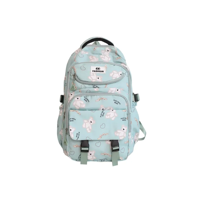 Yalu Nylon Backpack Regular Unisex Multicolor-3