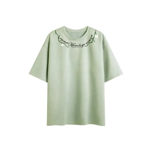 GOSO T Shirts Women's Light Green