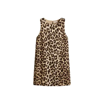 H&M Sleeveless Dresses Women's Light Beige/Black