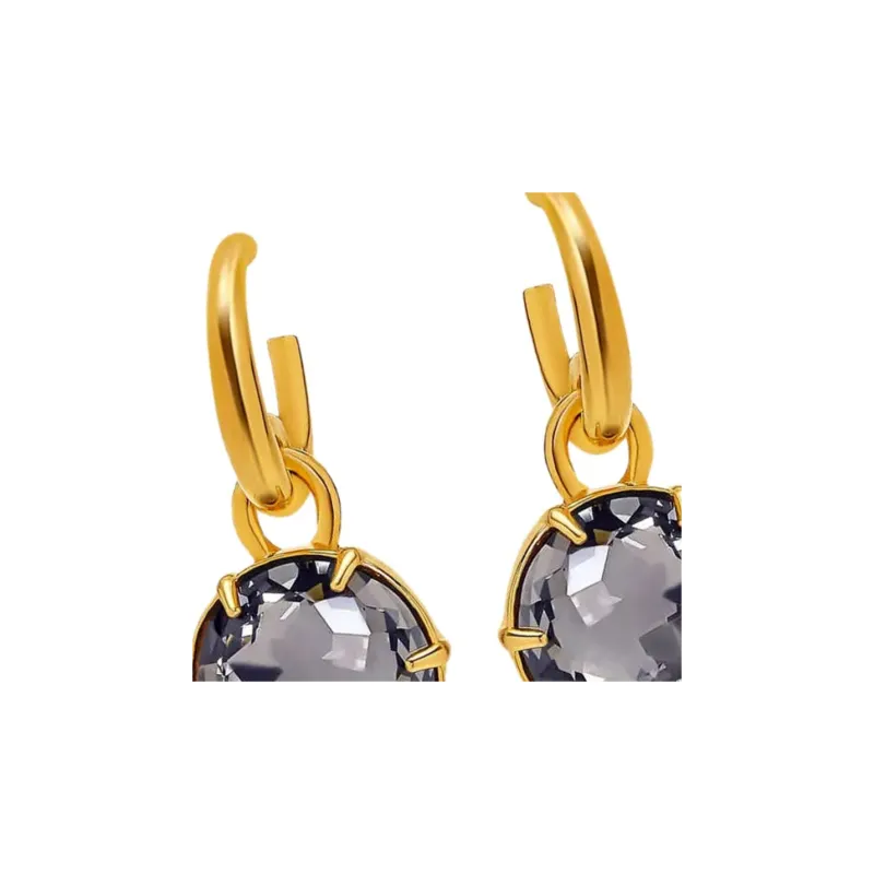 Oscar De La Renta Crystal embellished Earrings-1