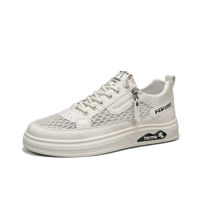 Sportful Skateboard Shoes Men Low Top White Khaki/White Green/Beige-10
