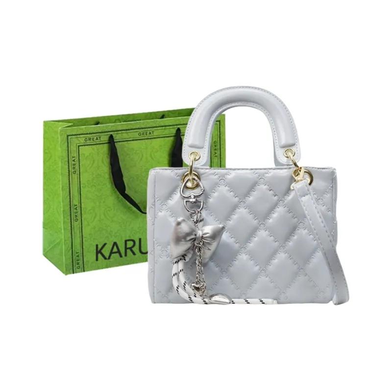 KARUISHA PU Handbag Women's Ecru/Pink/Blue/Black-8