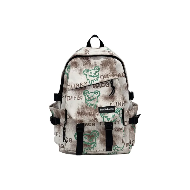 Debecca Nylon Backpack Regular Unisex Multicolor-0