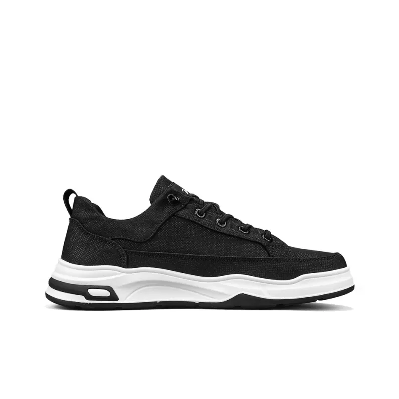 Binary Lightweight, Slip Resistant, And Abrasion Resistant Low Top Casual Shoes Men's Black-1
