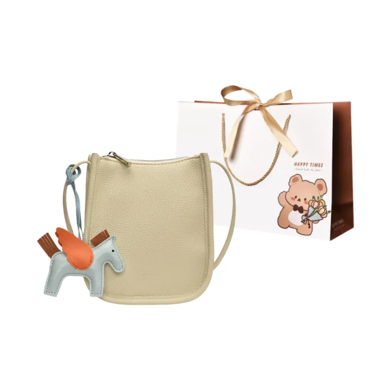 ERANGBEAR PU Crossbody Bag With Cell Phone Pouch Regular Women's Multicolor-2