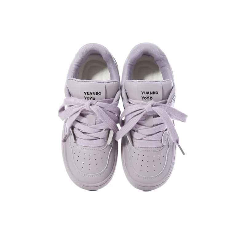 Ordifen Low Top Skateboard Shoes Women's Purple-2