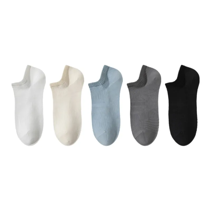 PLANDOO Ankle Socks Men's 5 Pack-12