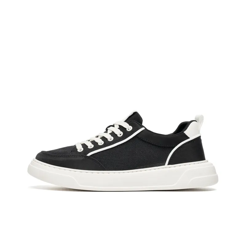 C°BANNER Low Top Skateboard Shoes Men's Black-0
