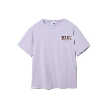 FILA T Shirts Unisex Lavender