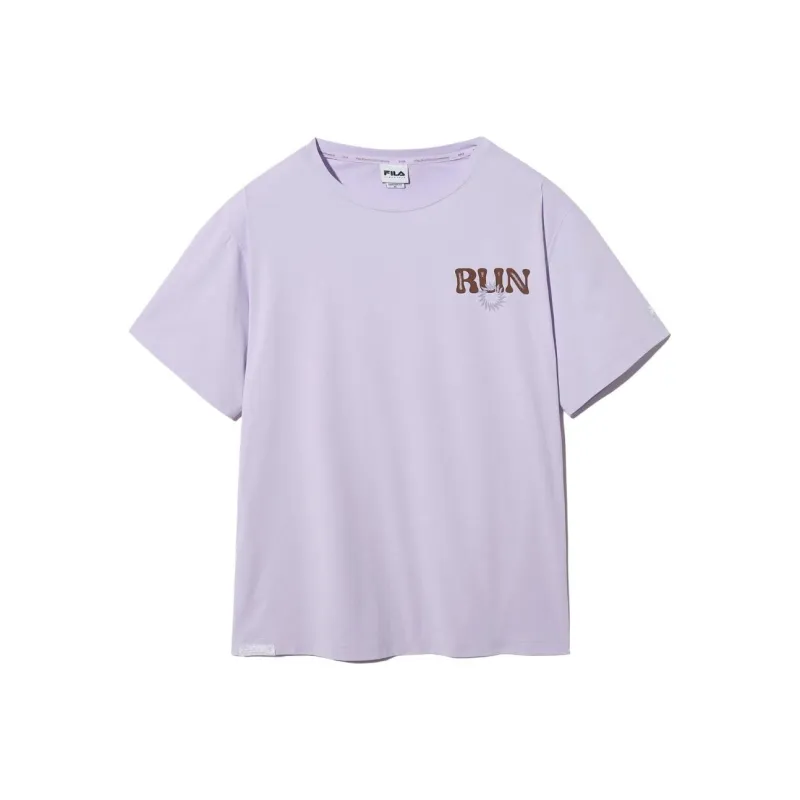 FILA T Shirts Unisex Lavender-0