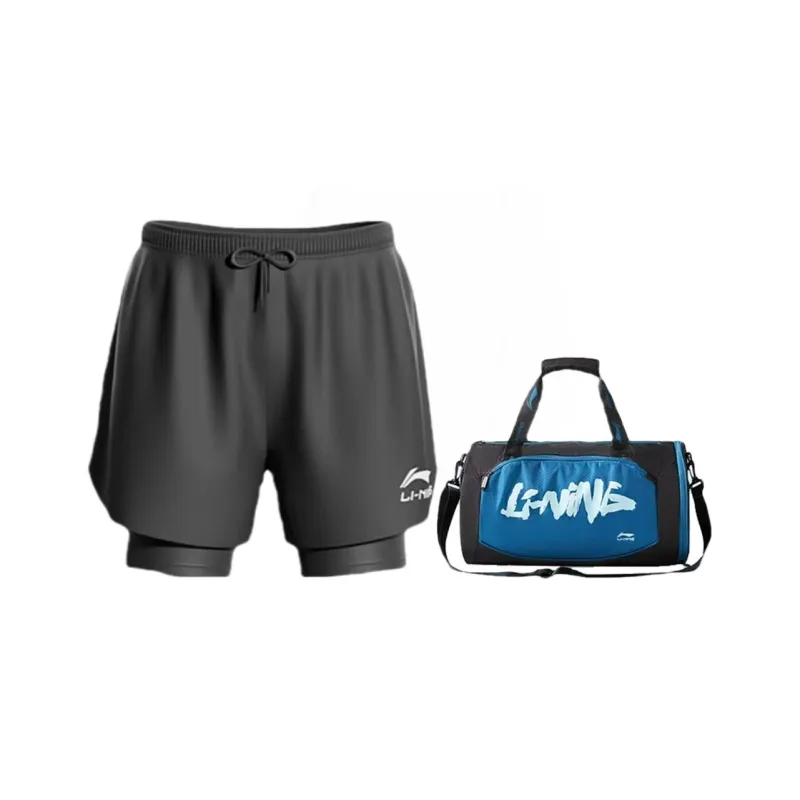 LiNing Sports Shorts Unisex Cool Black-7
