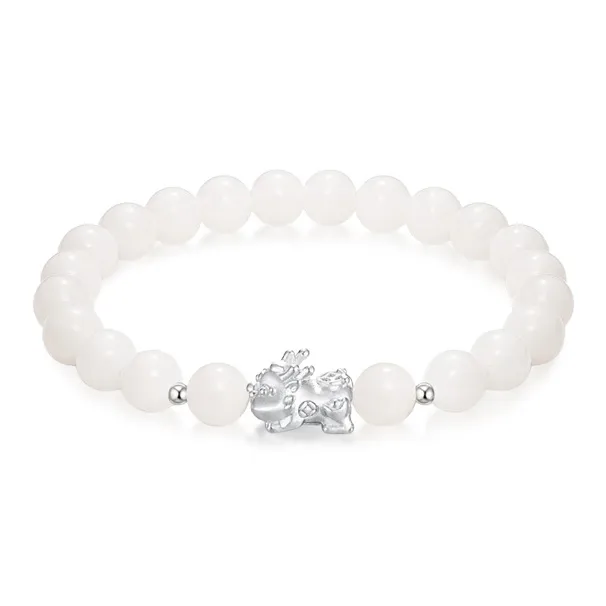TRUE ME Bodhi Root Textile Beaded Bracelet Unisex-5