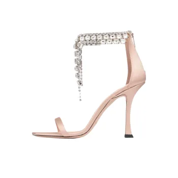 Jimmy Choo Verity One Strap Sandals 10cm Women's Pink