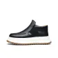 Black Fleece-Lined Insulated Shoes
