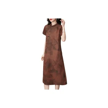 Yi Mengyuan Short Sleeved Dress Women's