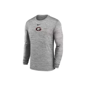 Nike Georgia Sideline Velocity Men's Nike Dri FIT College Long Sleeve T Shirt