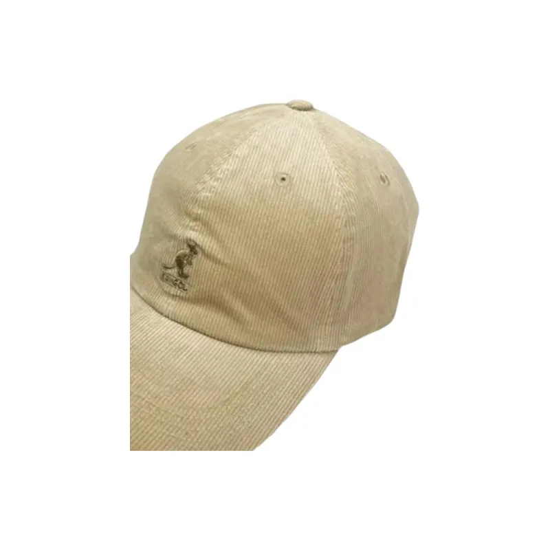 KANGOL Corduroy Baseball Caps Unisex Yellow-2
