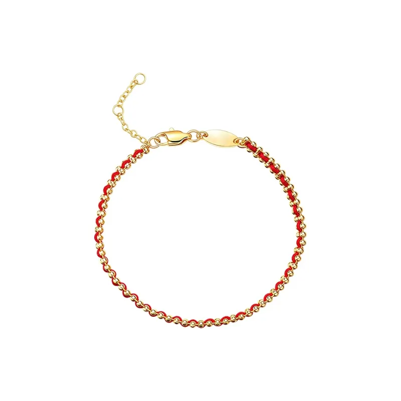 FANSHINER 18K Gold Plated Copper Bracelets Unisex-2