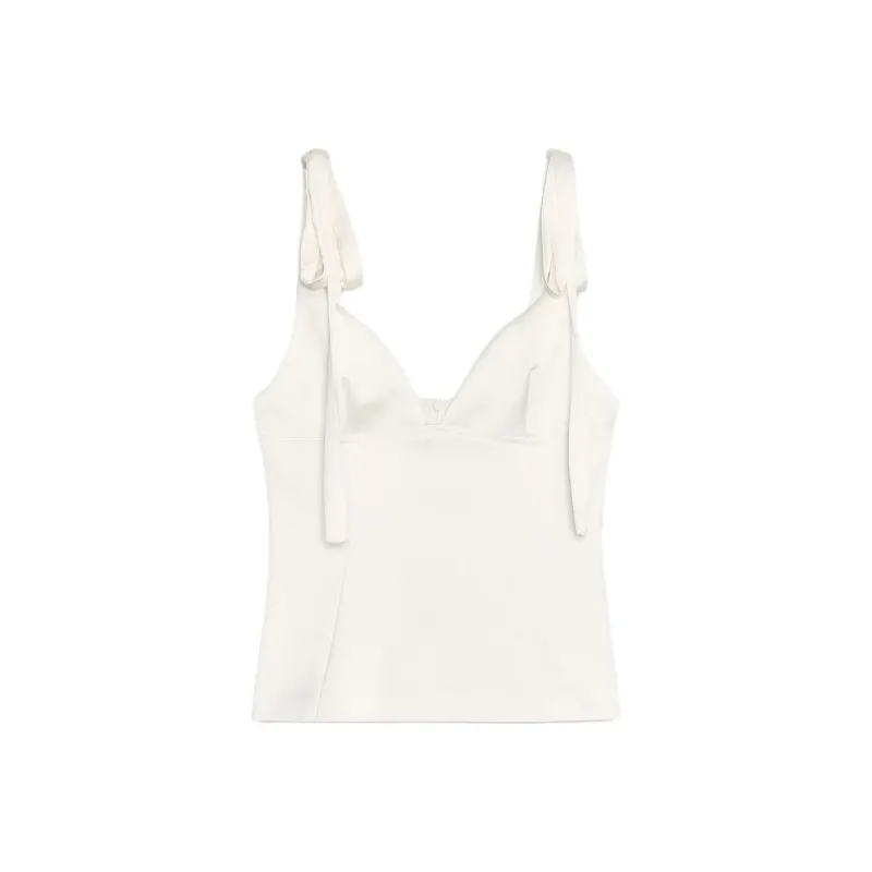ZARA Camisoles Women's Frosted White-0